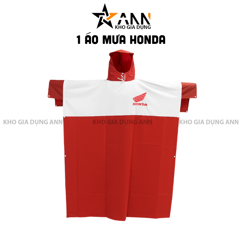 Áo mưa cánh dơi Honda vải polyester chống thấm nước