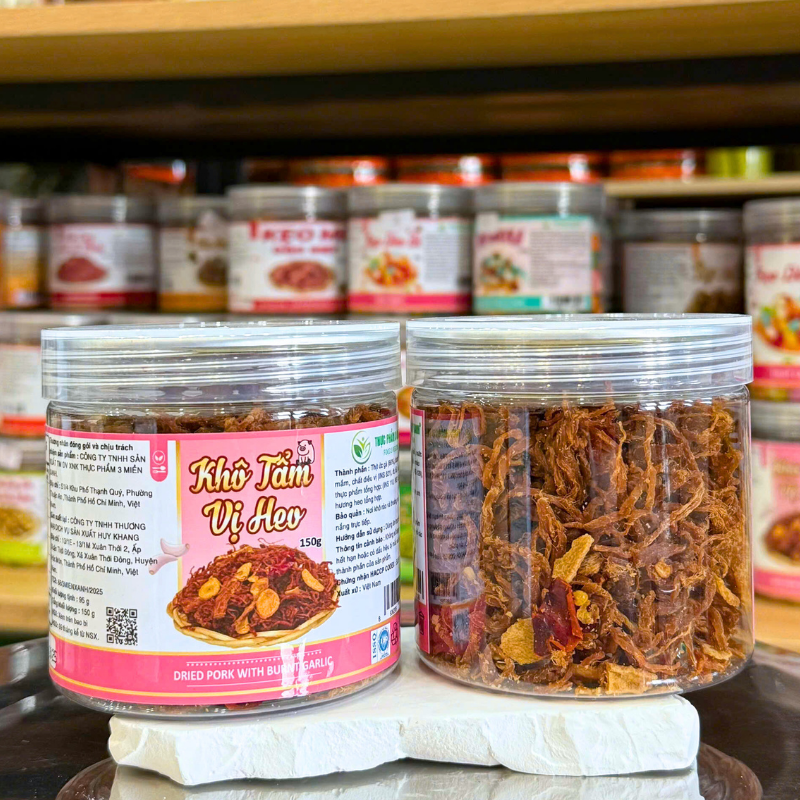 Khô Tẩm Vị Heo 150g Hộp Pet