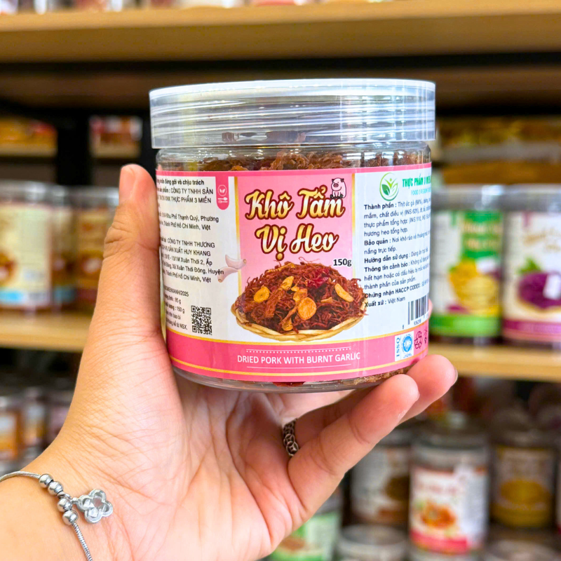 Khô Tẩm Vị Heo 150g Hộp Pet