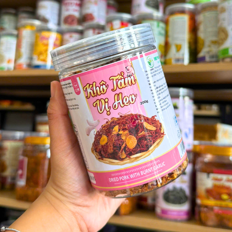 Khô Tẩm Vị Heo Mini Hộp Pet 200g