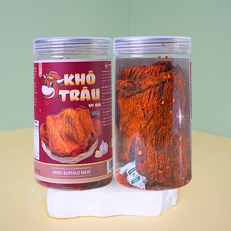 Khô Trâu Miếng Tẩm Vị Bò 250g