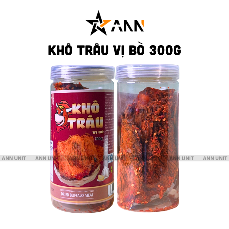 Hình ảnh hộp sản phẩm khô trâu vị bò 300g