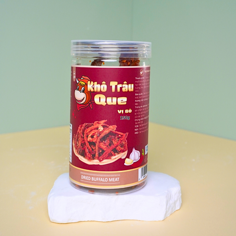 Khô Trâu Que Tẩm Vị Bò 250g Hộp