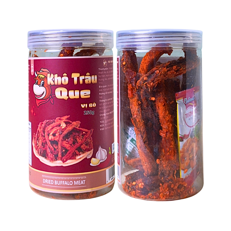 Khô Trâu Que Tẩm Vị Bò 250g Hộp