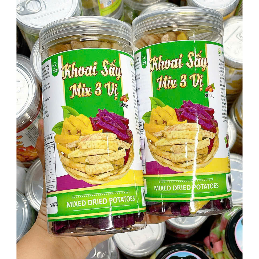 Hình ảnh mặt trước hộp với tên sản phẩm và quy cách 300g