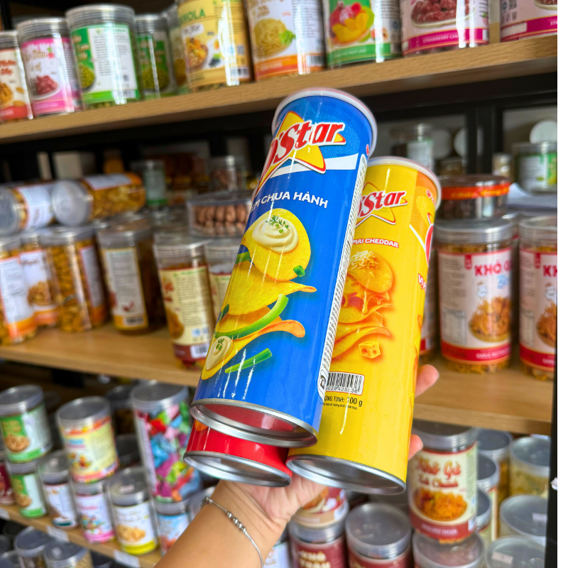 So sánh kiểu dáng lon O'Star với các hương vị khác