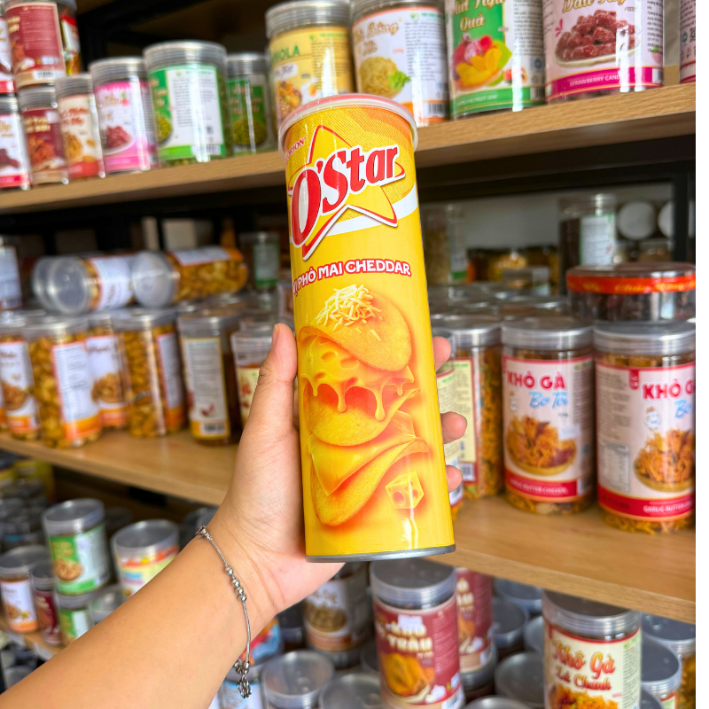 Khoai Tây Miếng O'Star Orion Vị Phô Mai Cheddar 100gr