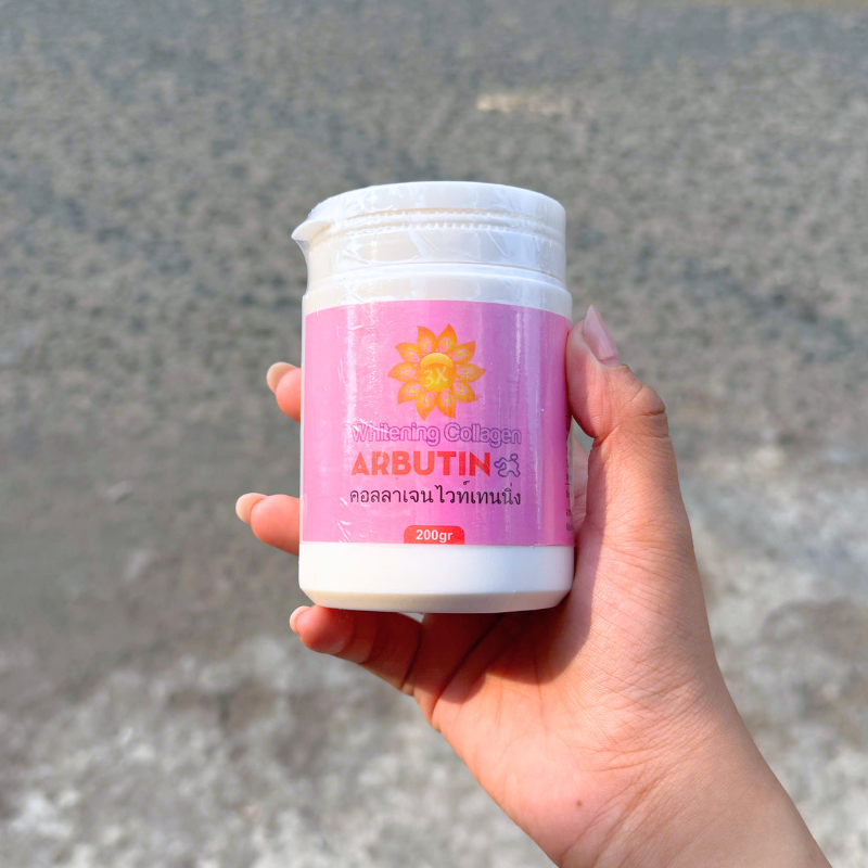 Kem Kích Trắng Abutine Arbutin 200g Màu Hồng