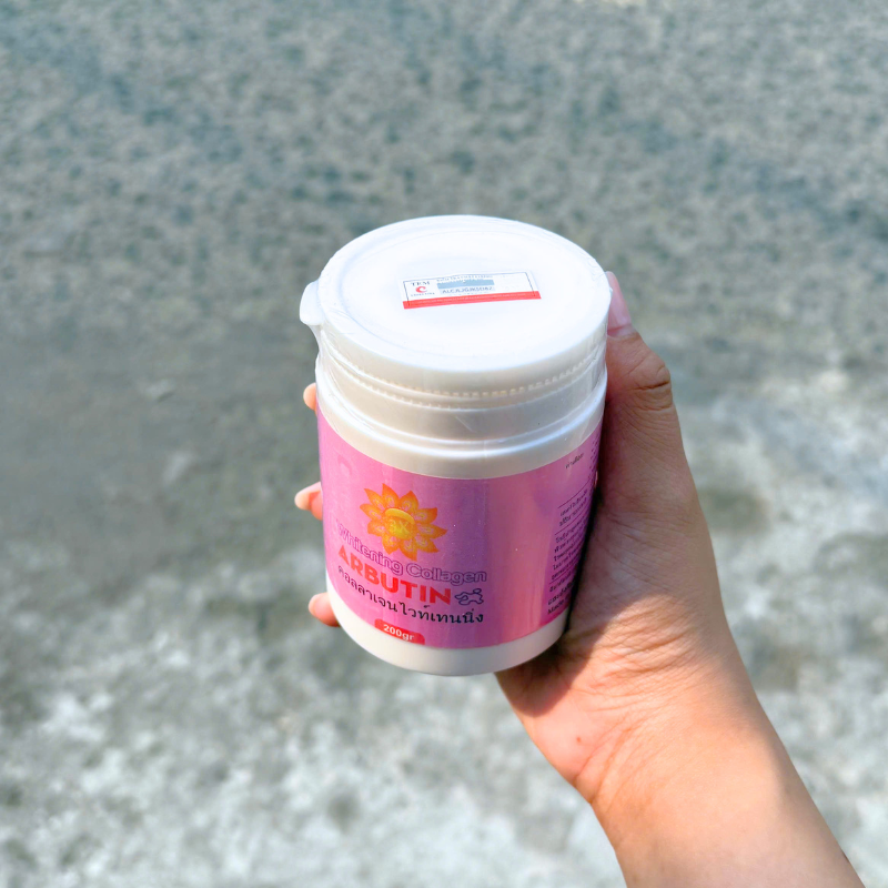 Kem Kích Trắng Abutine Arbutin 200g Màu Hồng
