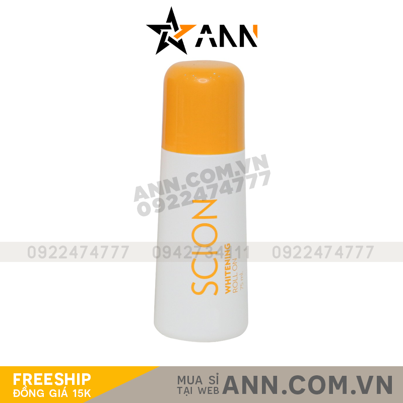 Lăn khử mùi Scion Whitening Roll On mẫu mới 75ml