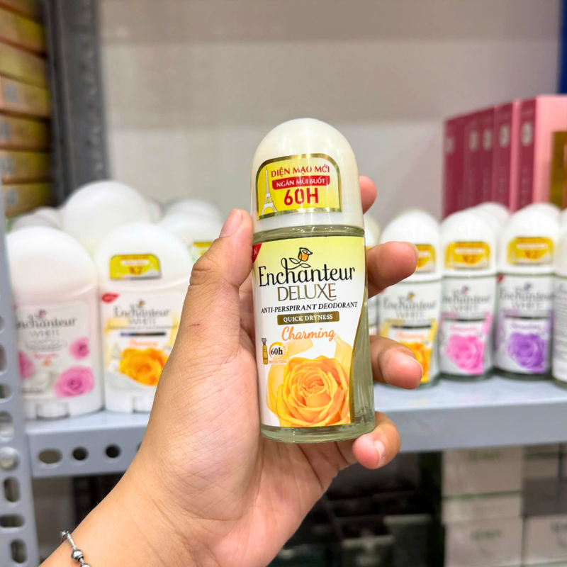 Mặt trước sản phẩm với thông tin 60H và Quick Dryness