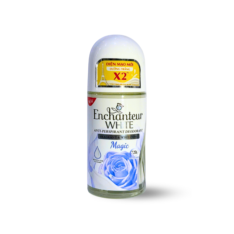 Khám phá Lăn Khử Mùi Enchanteur Magic 72h 50ml - Lăn Nách Dưỡng Sáng Da Màu Xanh Dương thuộc nhóm mỹ phẩm enchanteur