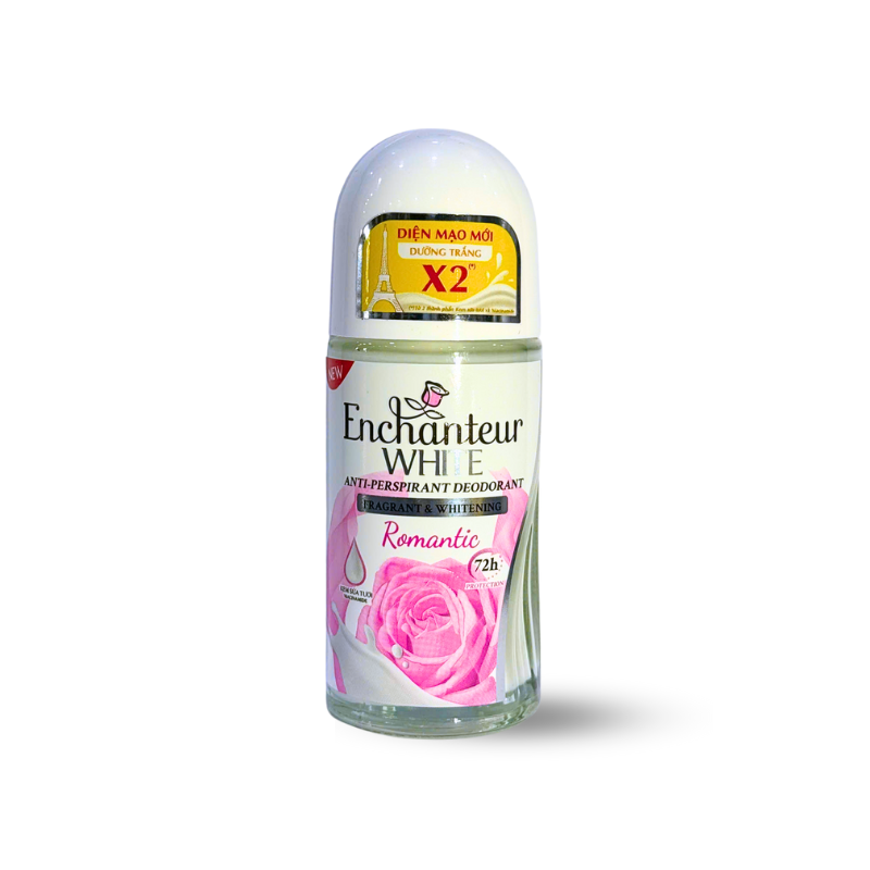 Hình ảnh Lăn Khử Mùi Enchanteur Romantic 72h 50ml - Lăn Nách Dưỡng Sáng Da Màu Hồng trong bộ sưu tập mỹ phẩm enchanteur