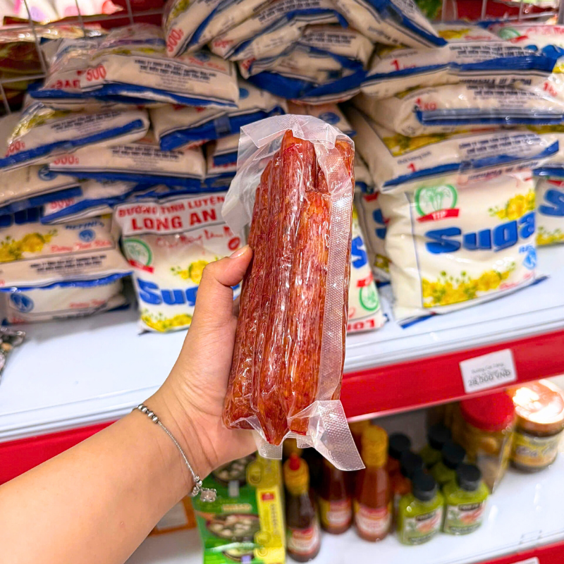 Lạp Xưởng Chaos Sua 500gr Dây Vàng