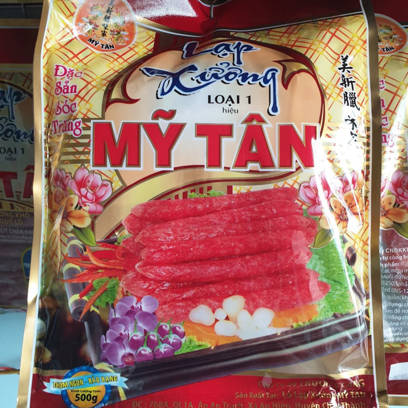 Lạp Xưởng Mỹ Tân Loại 1 Bịch Trắng 300g – một lựa chọn đáng tham khảo trong Đồ ăn đóng hộp, xúc xích, lạp xưởng