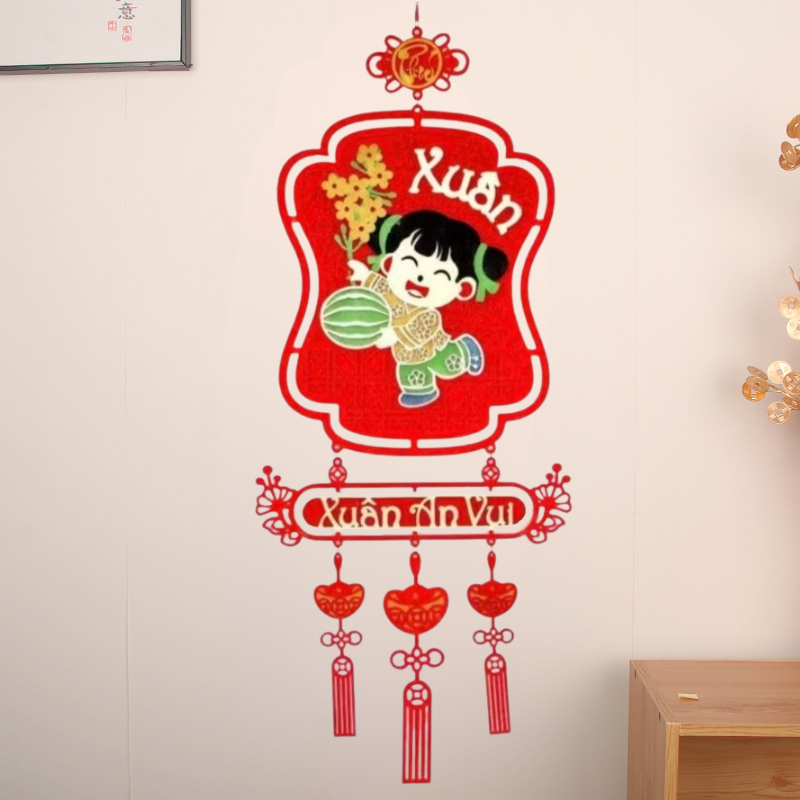 Liễn Treo Tranh 3D Trang Trí Tết