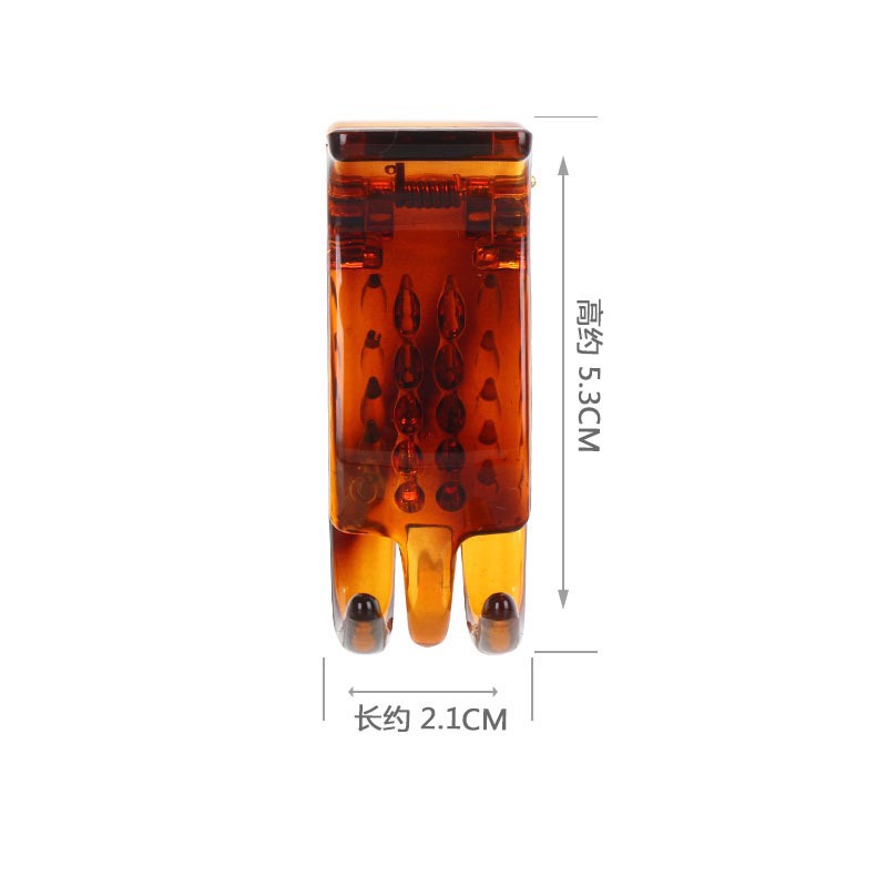 Lố 12 Kẹp Càng Cua 3 Răng Màu Nâu Và Đen