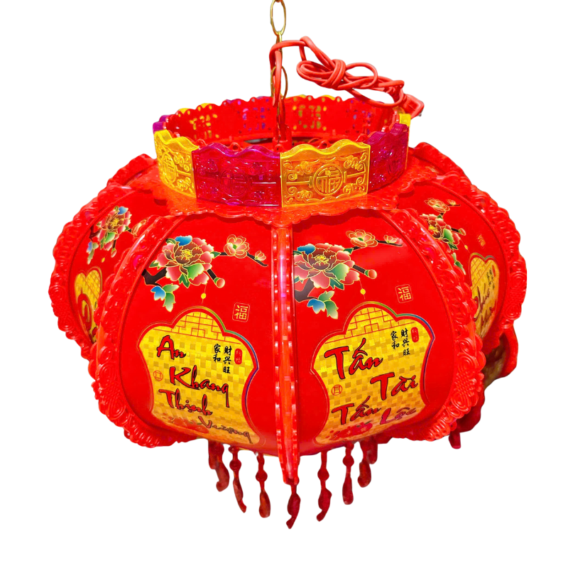 Khám phá Set 2 Lồng Đèn Điện Phân Quang Lá 120cm Trang Trí Tết thuộc nhóm Phụ kiện trang trí tết