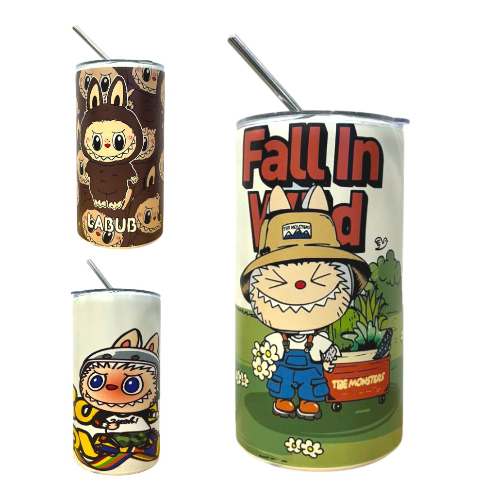 Khám phá Ly Giữ Nhiệt Labubu 600ml Kèm Ống Hút 16x7.5x7.5cm thuộc nhóm ly giữ nhiệt