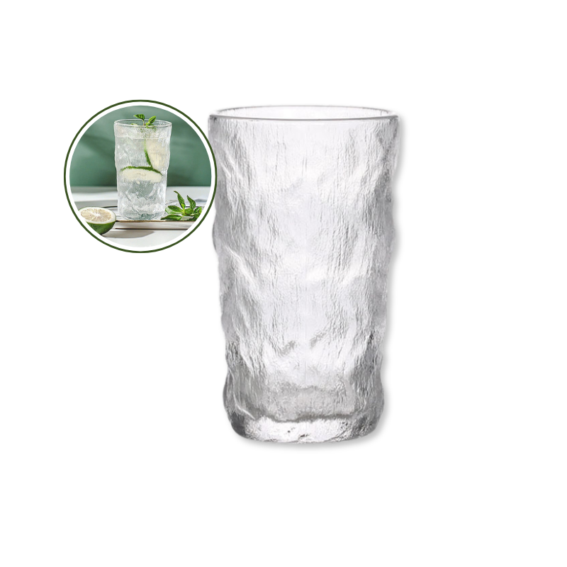 Ly Thủy Tinh Lượn Sóng Lớn Cao Cấp 13.6x8cm – một lựa chọn đáng tham khảo trong ly thuỷ tinh