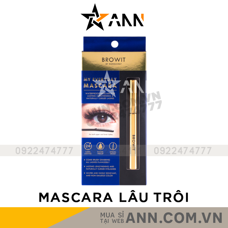 Mascara Browit By Nongchat My Everyday Mascara Màu Xanh 5.5g