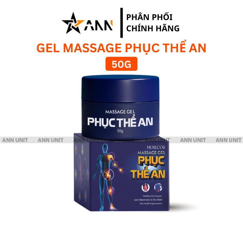 Hũ gel và hộp sản phẩm 50gr tông xanh đậm