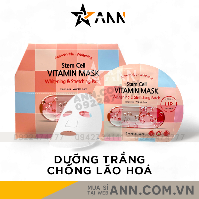 Hộp và miếng mask đặt cạnh nhau, gợi ngay một bước đắp buổi tối