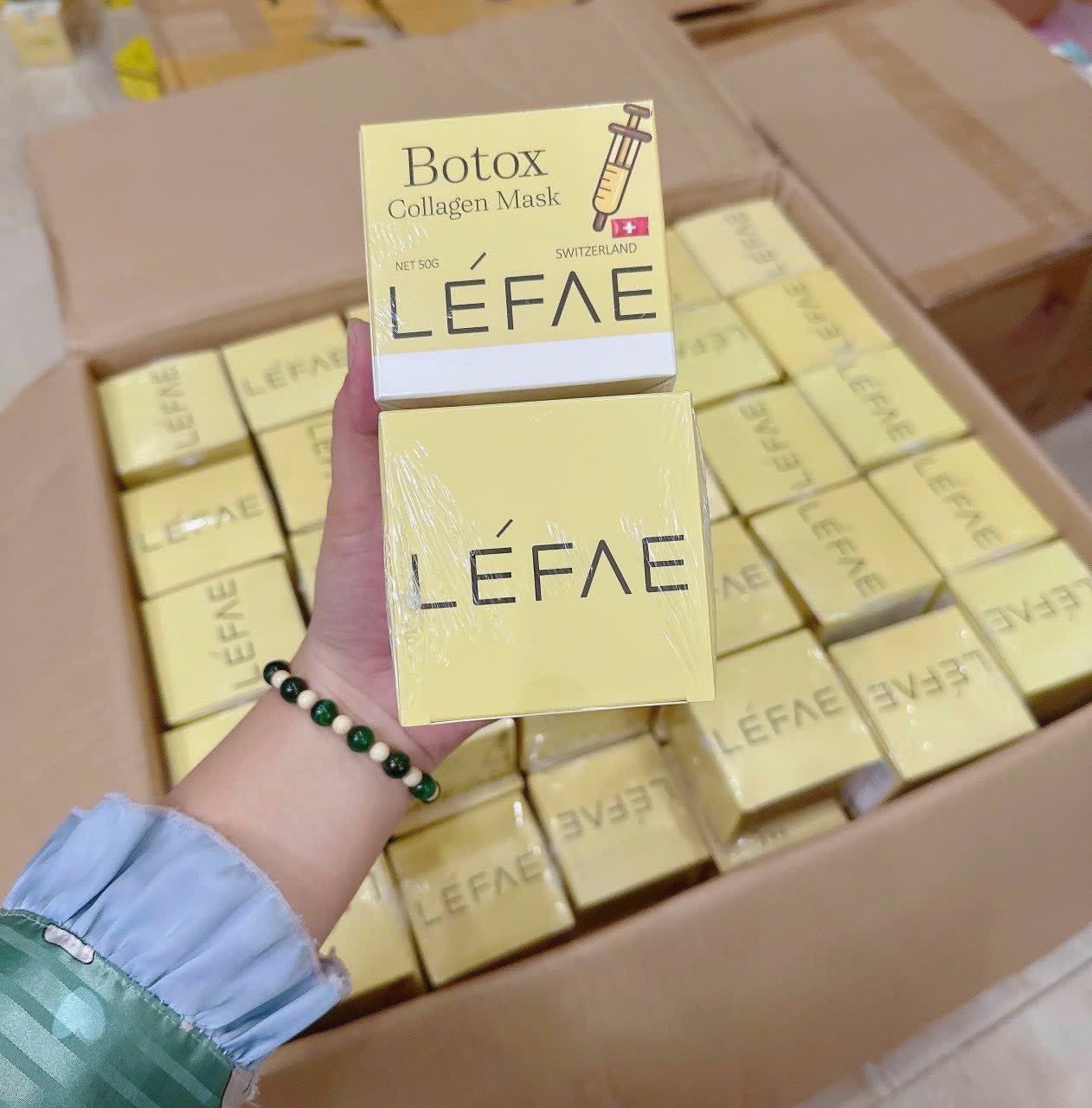 Mặt Nạ Botox Collagen Mask LEFAE 50g