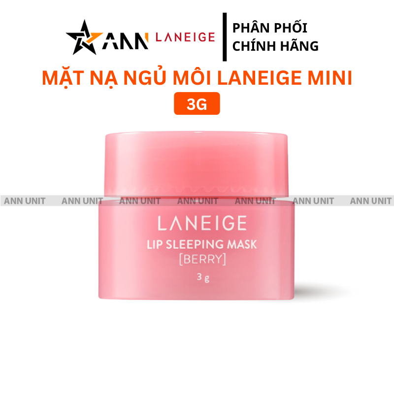 Thiết kế hũ mini 3g màu hồng của phiên bản Berry