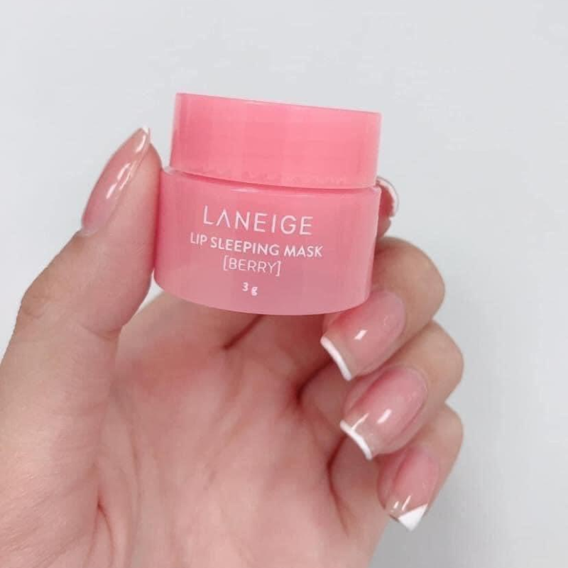 Mặt Nạ Ngủ Môi Laneige Lip Sleeping Mask Berry Mini 3g Màu Hồng