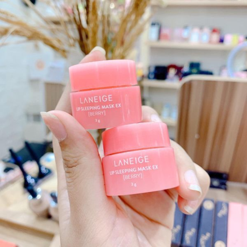 Mặt Nạ Ngủ Môi Laneige Lip Sleeping Mask Berry Mini 3g Màu Hồng