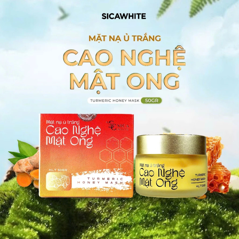 Hình ảnh tổng thể sản phẩm cao nghệ mật ong Sica White