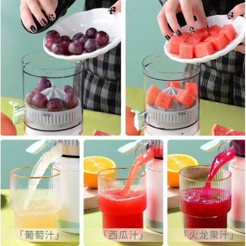 Ảnh minh họa máy ép đang hoạt động với nhiều loại trái cây