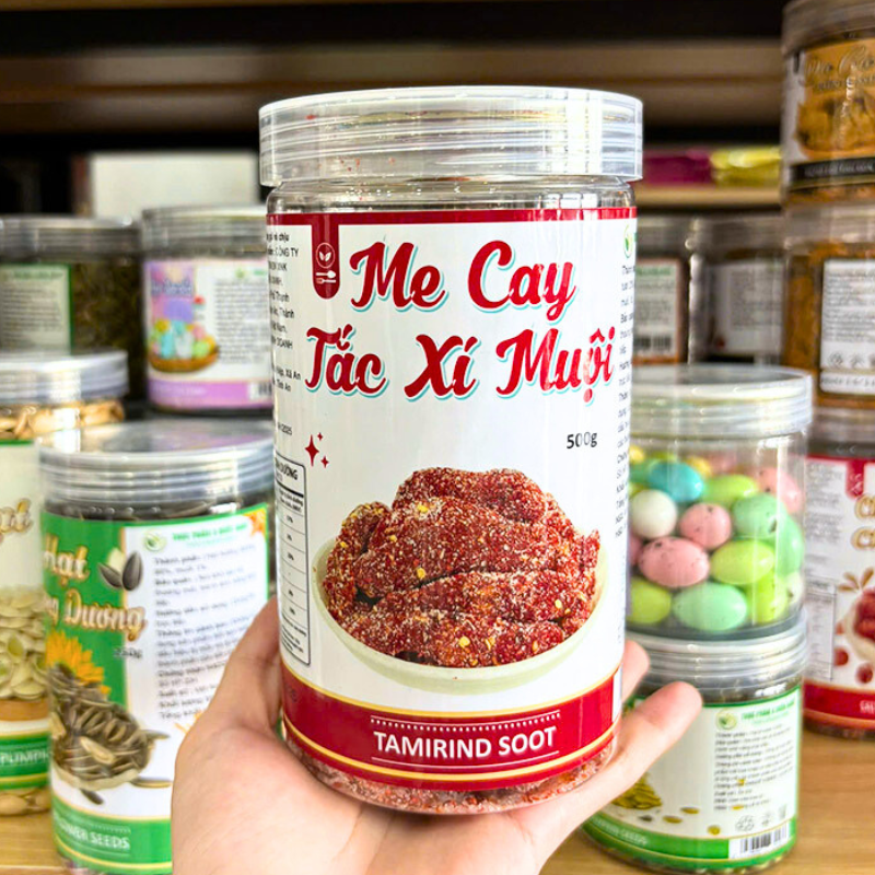 Kẹo Me Cay Tắc Xí Muội 500g