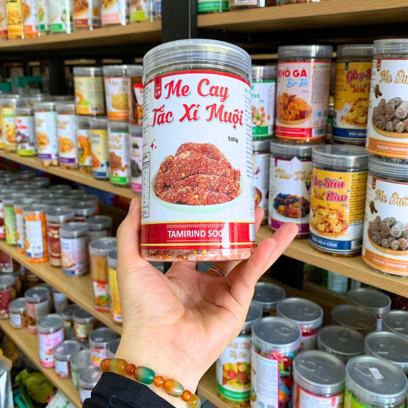 Kẹo Me Cay Tắc Xí Muội 500g
