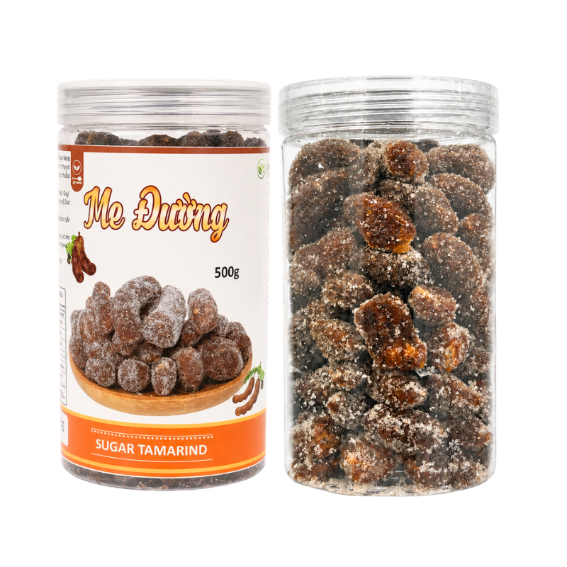 Me Đường Thơm Ngon 500g Hộp Pet