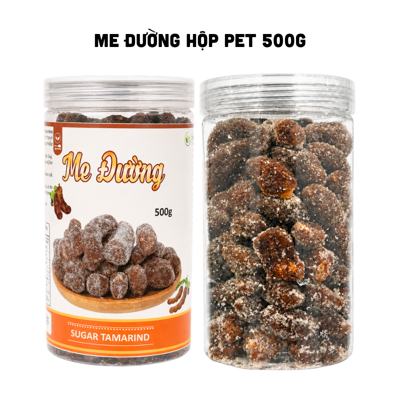 Me Đường Thơm Ngon 500g Hộp Pet