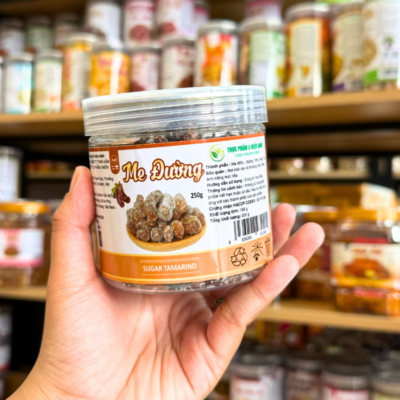 Me Đường Mini 250g Hũ Pet Thực Phẩm 3 Miền Xanh