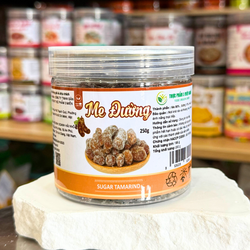 Me Đường Mini 250g Hũ Pet Thực Phẩm 3 Miền Xanh