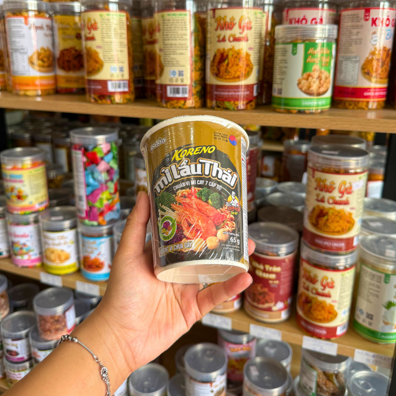 Khám phá Mì Ly Lẩu Thái Chua Cay Paldo Koreno 65g thuộc nhóm Mì gói, miến, cháo, phở, nui