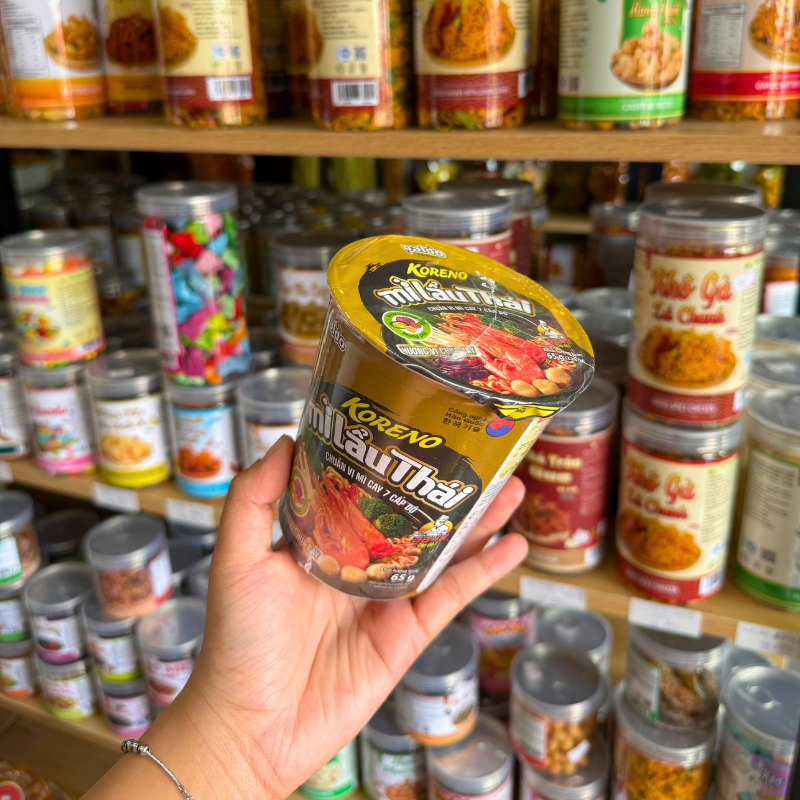 Mì Ly Lẩu Thái Chua Cay Koreno Paldo 65g