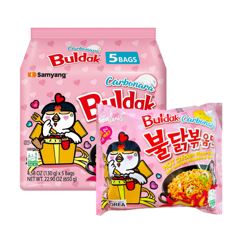 Mì Samyang Gà Hồng - Mì Phô Mai Hàn Quốc Samyang 5 Gói – một lựa chọn đáng tham khảo trong Mì gói, miến, cháo, phở, nui