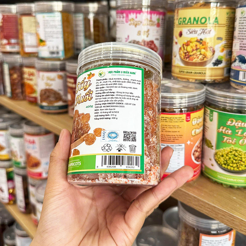 Thông tin thành phần và hướng dẫn sử dụng trên nhãn
