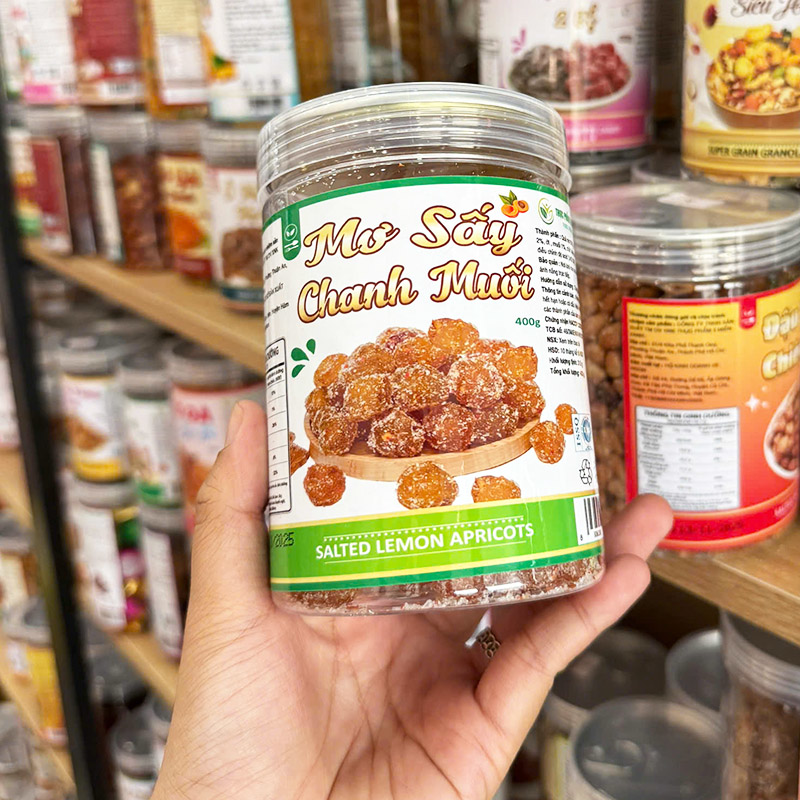 Hình chụp mặt trước hũ sản phẩm