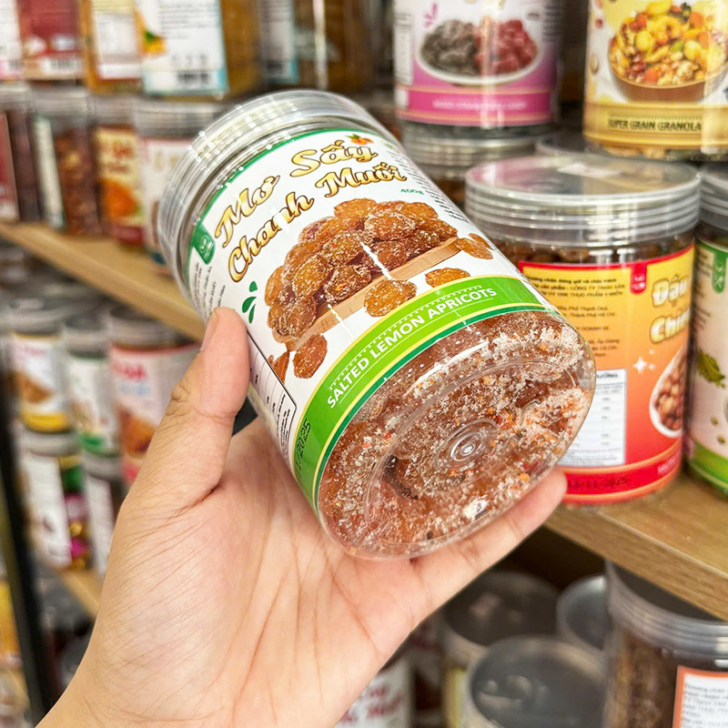 Mơ Sấy Chanh Muối 400g Hũ Pet