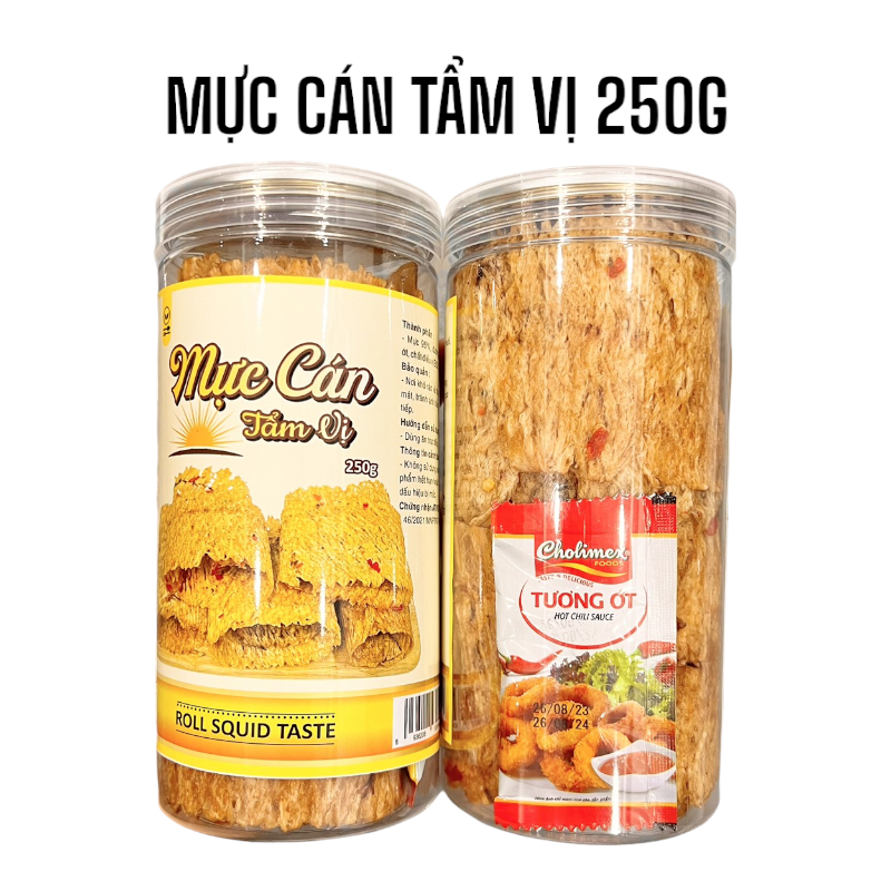 Mực Cán Tẩm Vị Loại Đặc Biệt 250g