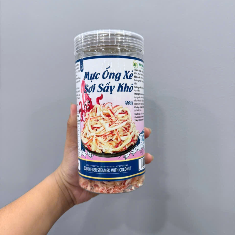 Mực Ống Xé Sợi Sấy Khô ANN 300g (Hộp)