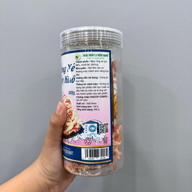 Mực Ống Xé Sợi Sấy Khô ANN 300g (Hộp)
