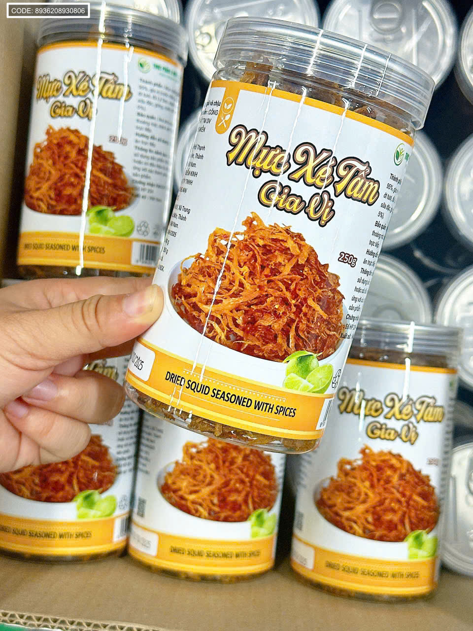 Hũ nhựa nắp vặn 250g dễ cầm nắm và cất giữ