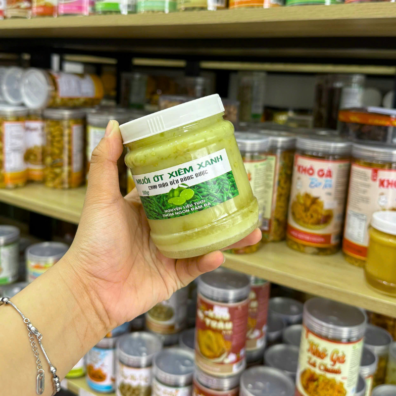 Muối Ớt Xiêm Xanh 500g Chay Mặn Đều Dùng Được